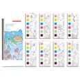thumbnail image 1 of WIZUTIZ Halloween Christmas Mini Watercolor Drawing Notebook Children's Drawing Notebook Graffiti Notebook Watercolor Coloring Notebook Hand Drawing Notebook Home Gadgets Breathable, 1 of 5