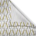 thumbnail image 3 of Ambesonne Yellow and White Kitchen Curtains, Brick Design, 55"x39", Yellow Black White, 3 of 3