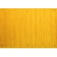 thumbnail image 1 of Ahgly Company Indoor Rectangle Abstract Yellow Contemporary Area Rugs, 7' x 10', 1 of 4