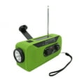 thumbnail image 1 of Solar Emergency Hand Crank Weather Radio, Portable Self Powered AM/FM Radios LED Flashlight USB Charger for Camping，green1.23cp, 1 of 5