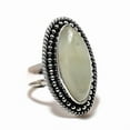 thumbnail image 2 of Aquamarine Gemstone Handmade 925 Sterling Silver Jewelry Ring Size 5.5, 2 of 2