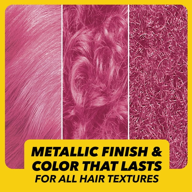 got2b Metallics Permanent Hair Dye, M87 Pink Passion, Hair Color
