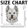 thumbnail image 4 of 89Bloom West Highland White Terrier Stained Glass Hologram Ornament, Dog Stained Glass Suncatcher Ornaments Home Decor, Dog Holographic Ornaments, 4 of 7