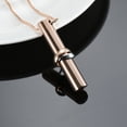 thumbnail image 3 of Urn Necklaces for Ashes Urns for Human Ashes Together Forever Love Cylinder Pendant Memorial Cremation Urn Locket Stainless Steel Keepsake Ashes Jewelry, 3 of 6