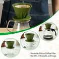thumbnail image 4 of 3PCS Outdoor Collapsible Silicone Coffee Filter Set - Food Grade Material, 4 of 8