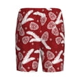 thumbnail image 2 of Lsque Christmas Holiday Pinecone Mens Sleep Pajama Shorts,Short Pajama Pants, Cotton Ultra-Soft Knit-3X-Large, 2 of 9