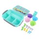thumbnail image 5 of Fiambrera Reutilizable De 1300ml Y 4 Compartimentos Para Adultos Con Cuchara, Juego De 16 Uds., 5 of 7