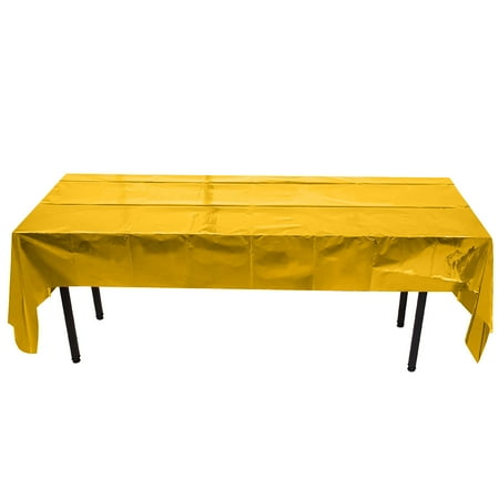 

Bright Face Disposable Tablecloth For Christmas Party Party Decoration Products Aluminum Foil Tablecloth