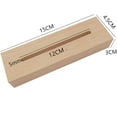 thumbnail image 2 of Wooden Light Base, Wooden LED Base 5.9 Inch Rectangle Display Pedestal Night LED Warm Light Lamp Base Lighted Display Stand with USB Switch for Crystal Glass Acrylic Art Display (B: 2pcs Open Slot), 2 of 8