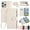 Beige, variant on ELEHOLD Case for iPhone 11 Pro Max, Crossbody Wallet Phone Case with Zipper Card Holder, Detachable Strap Folio PU Leather Cover with Stand,Beige