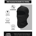 thumbnail image 3 of 9 Pcs Balaclava Mask for Men Women, Full Face Cover UV Sun Protection Face Mask Windproof for Outdoor Motorcycle Cycling Fishing, 3 of 7