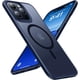 thumbnail image 1 of Mgnaooi Funda magnética para iPhone 15 Pro Max [prueba de caída de grado MIL y compatible con MagSafe] Parte trasera mate translúcida, antiarañazos, a prueba de golpes, funda para teléfono para 15 Pro, 1 of 4