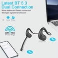 thumbnail image 5 of Bluetooth 5.3 Wireless Headset with Microphone Truck Driver Bluetooth Headset Sports Hea ma765, 5 of 7