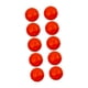 thumbnail image 3 of 10 piezas de pelota de espuma de Pickleball silenciosa de espuma de PU suave de 74 mm para práctica en interiores rojo, 3 of 9