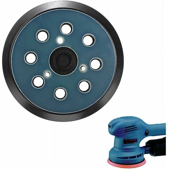 Replacement Sander Pad for 125Mm Orbital Sanders, Hook And Loop, High-Density Hook For Strong Adhesion, Screw-On Installation For Quick And Easy Setup, Extra Hard Backing For