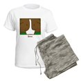 thumbnail image 5 of CafePress - Generic_Borzoi Women's Light Pajamas - Women's Short Sleeve Print T-Shirt and Pants Light Cotton Pajama Set, 5 of 7