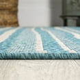 thumbnail image 6 of JONATHAN Y SANTA MONICA 4 x 6 Area Rug, Castara Wavy Stripe - Aqua/Cream, SMB205A-4, 6 of 8