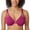 Magenta Purple, variant on Women's Front Closure Racerback Bras Plus Size Full Coverage Underwire Unlined Bra