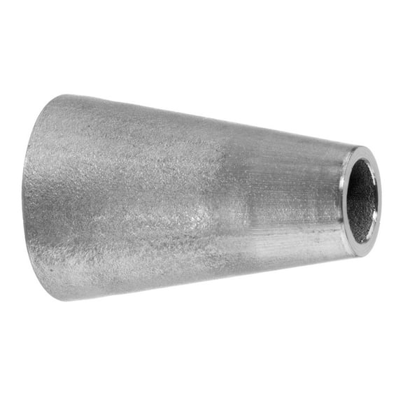 Sanitary Fitting - 304 Stainless Steel Dull - Butt Weld - Concentric Reducer - 2" x 1-1/2" Tube OD