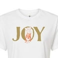thumbnail image 3 of Disney Winnie The Pooh - Piglet's Christmas Joy - Juniors Cropped Cotton Blend T-Shirt, 3 of 5