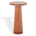 thumbnail image 2 of Safavieh Couture Valentia Scandinavian Marble and Manufactured Wood Round End Table, Clay, 2 of 8
