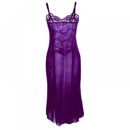 

Brand Clearance! Women Underwear Set Deep V Lace Bodydoll Sleepwear Nightdr Nightgown Fun one-piece clothing