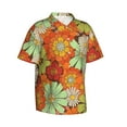 thumbnail image 2 of 70s Hippie Style Men'S 3d Print Casual Button Down Shirts, Novelty Hawaiian Short Sleeves 3xl, 2 of 7