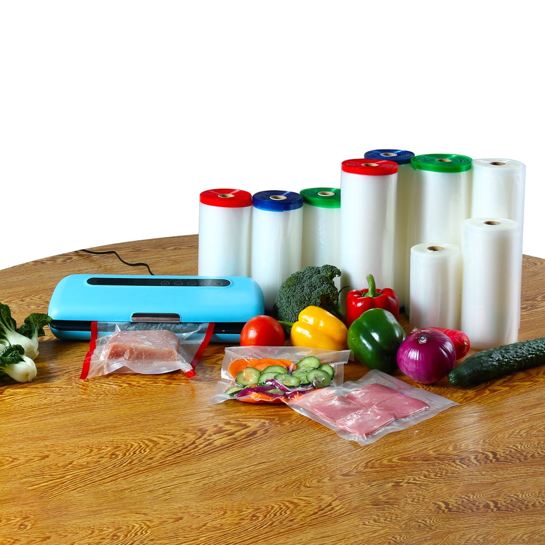 Two Rolls 8" x 50' 11" x 50' Roll 4 mil Doubleside Vacuum Sealer Bags