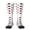 2 Black-2, variant on Knee High Socks for Women Gray Red Canada Maple Leaf Long Tube Sock Uniform Socks