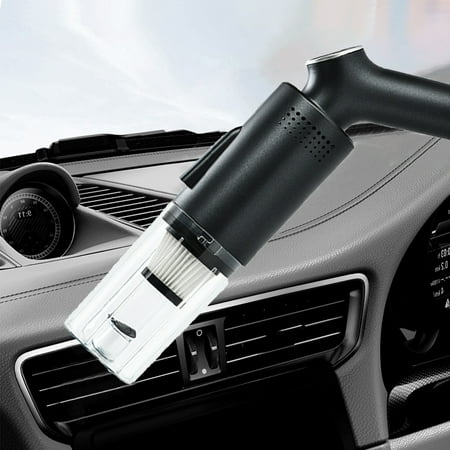 

Big holiday Deals! Dqueduo Portable Handheld Vacuum With Washable Filter 120W High Power Wet & Dry Use/Cigar Lighter Power Supply Quick Cleaning For Car House & Office Gifts for Family