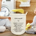 thumbnail image 3 of Stylish Patterned Linen Laundry Hamper Large Open Top Breathable Fabric For Home Durable And Easy Design, 3 of 5