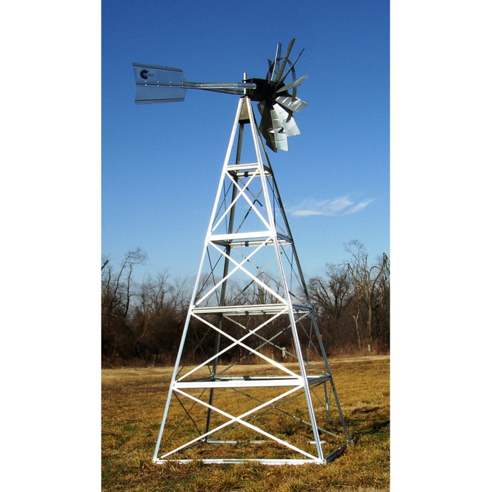 Deluxe 20 ft. Customized Powder Coated Steel Underwater Aeration Windmills by Outdoor Water Solutions