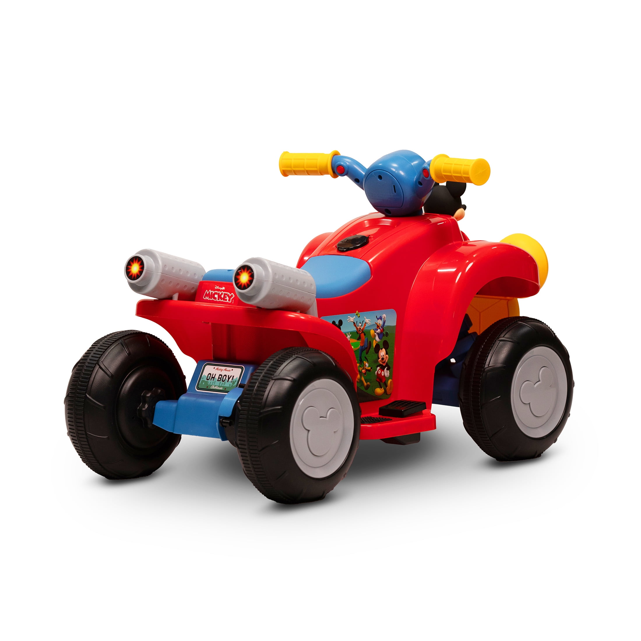 Mickey Mouse Quad 6V Ride On - 3 MPH Max Speed - Walmart.com