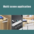 thumbnail image 4 of EGNMCR Porous Cable Cord Line Tie Fixer Organizer Charger Desktop Clip Wire Cable management clip, 4 of 7