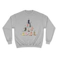 thumbnail image 2 of Cowgirl Boot Christmas Tree, Western Graphic Crewneck, Champion Sweatshirt, 2 of 4