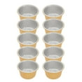 thumbnail image 1 of OULII 10 Pcs Plats en Papier D\'aluminium de Qualité Alimentaire pour Cuisson, Rôtissage et Chauffage Résistants à l'Eau, 1 of 8