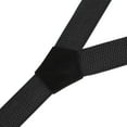 thumbnail image 3 of Buyless Fashion Heavy Duty Textured 2 Pack Suspenders for Men - 48" Adjustable Straps 1 1/2" - Y Shape - 5148-2-Black, 3 of 7