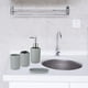 thumbnail image 2 of Juego de baño de 6 piezas, juego de accesorios de baño, botellas de loción, portacepillos de dientes, vaso para dientes, jabonera, cepillo de baño, papelera, 2 of 6