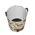 thumbnail image 3 of PHELIKA Woodland Animals Laundry Basket 65L Large Foldable Round For Dirty Clothes Toy Storage, 3 of 6