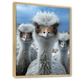 thumbnail image 2 of Designart "Portrait Of Ostrich Harmony I" Ostriches Floater Framed Canvas Prints, 2 of 5