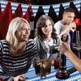 thumbnail image 4 of Decoración Oktoberfest YONGSHENG Juego completo de fiesta 12 pulgadas azul claro, 4 of 5