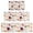 Pioneer Flower Floral-2, variant on Pioneer Flower Floral Print Pattern Kitchen Rugs Sets Of 3,Kitchen Runner Rugs Non Skid Washable,Decorative Kitchen Floor Mats for Kitchen,Sink,Laundry,17"x30" 17"x47" 17"x59"