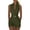 Green, variant on Womens Solid Lapel Deep V Neck Belted Jumpsuit Fashion Casual Style Adjustable Waist Belt Side Pockets Loose Fit Smooth Fabric Daily Dating Leisure One Piece Suit