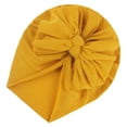 thumbnail image 3 of Txlixc Gorra de capucha para bebés, bufanda de arco retro para niños pequeños, gorra elástica para niñas y niños recién nacidos Txlixc moda, 3 of 7