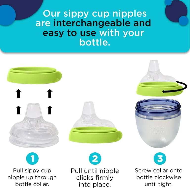 Comotomo sippy cup store top