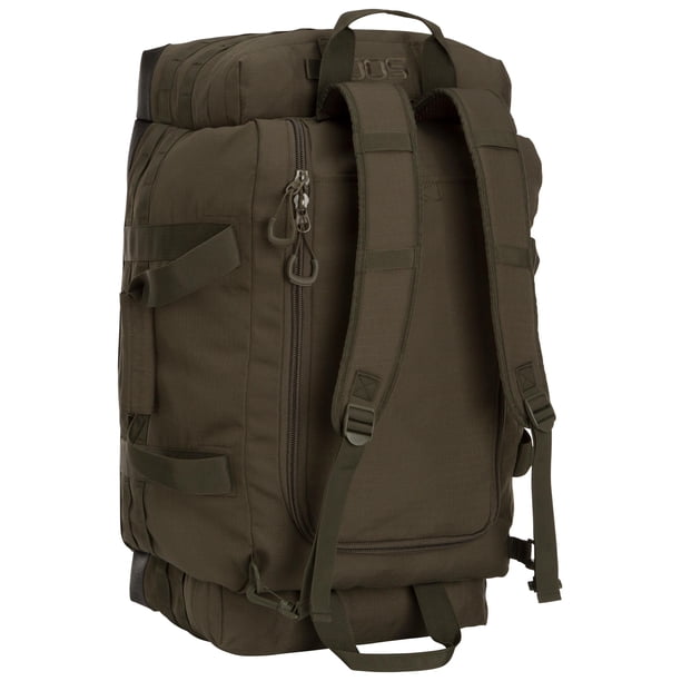 SOG Outbound Duffel Backpack, Adjustable Straps, 93.5L, Green