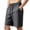 Gray -AD07, variant on Mens Quick Dry Athletic Shorts Breathable Lightweight Casual Low Waisted Bermuda Shorts with Pockets Stretchy Workout Gym Pants Navy S