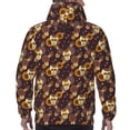 thumbnail image 7 of Lsque Sunflowers with Skull and Hand Pattern Casual Men's Hoodie,Hooded Sweatshirt with Kangaroo Pocket,Pullover Hoodie-X-Large, 7 of 7