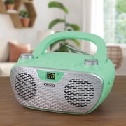 Jensen Bluetooth MP3 Boombox, Green, CD-485-GR
