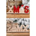 thumbnail image 5 of Wosthever Navidad Papá Noel muñeco de nieve copos de nieve decoración de letras adorno de letras signo decoración de fiesta de Navidad Kits de decoración para fiestas No. 4 Wosthever HA040313-04, 5 of 5